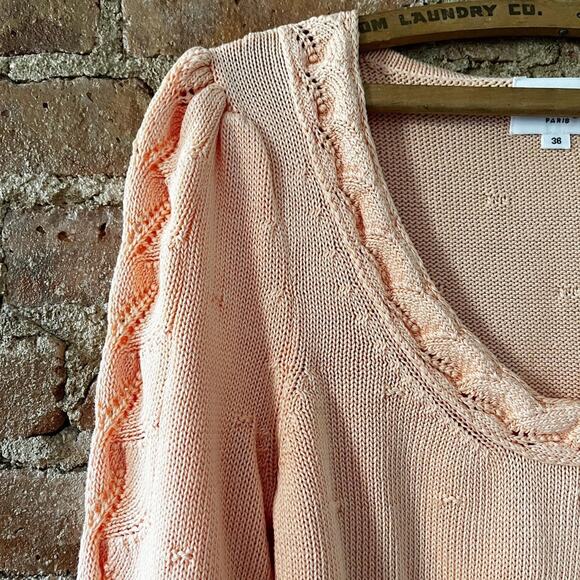 Rouje lila sweater in peach small - Picture 3 of 9